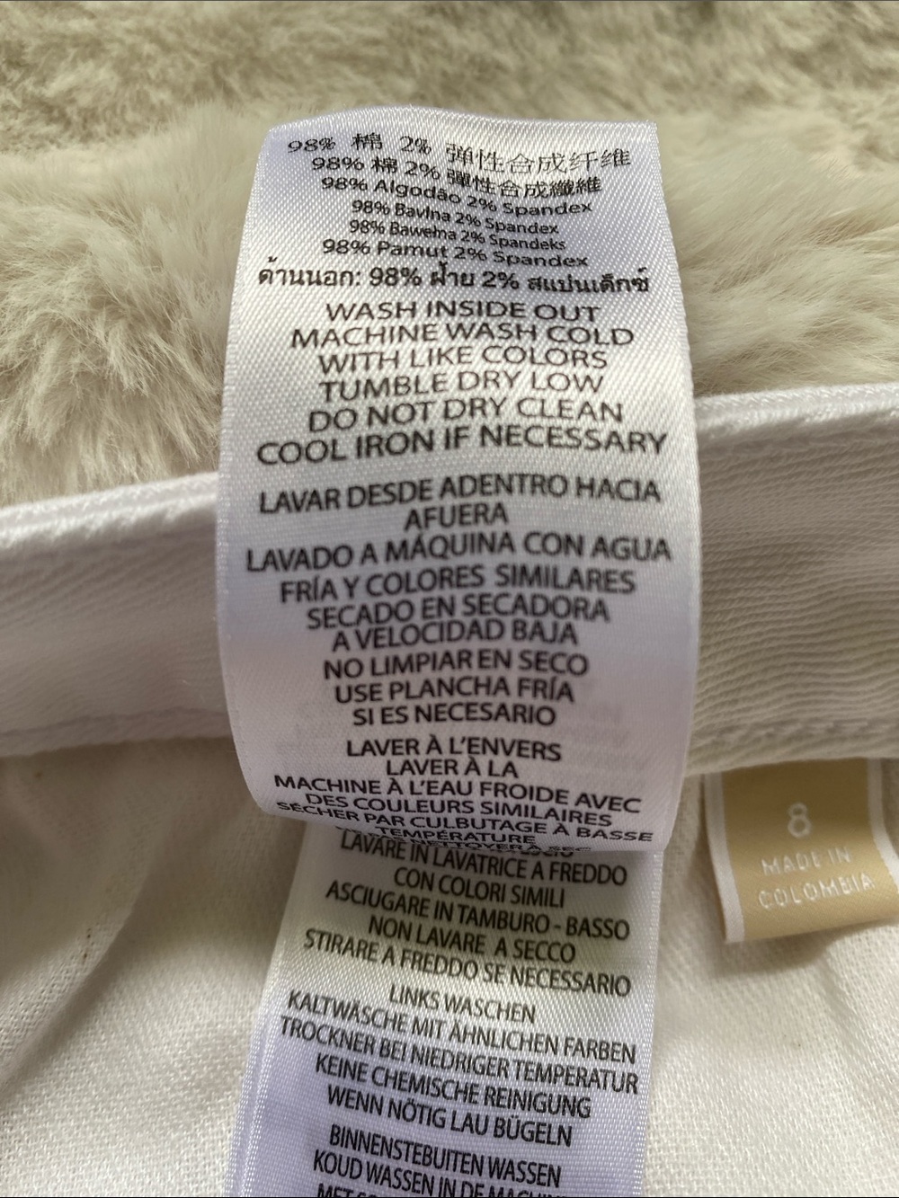Michael Kors White Women's Bermuda Shorts Size 8 - Picture 5 of 15